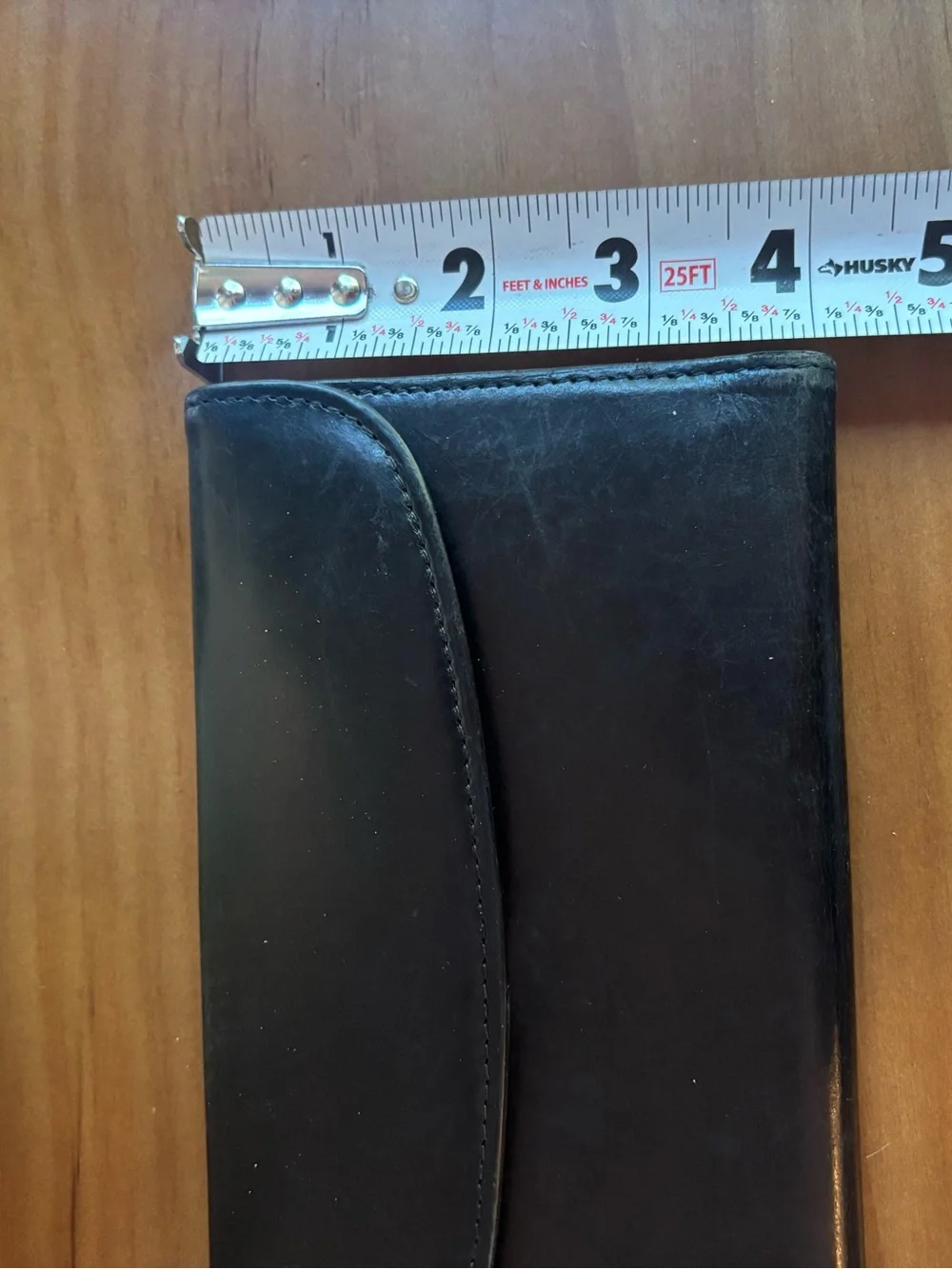 Vintage Coach Water Buffalo Combo Wallet Checkbook Black Leather - Picture 13 of 14